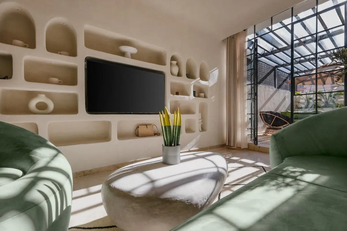 Apartment Serene 1Br With Private Jacuzzi In Gueliz Marrakesh