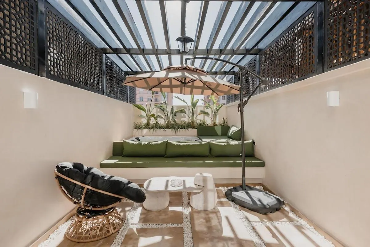 Serene 1Br With Private Jacuzzi In Gueliz Marrakesh 0*,  Morocco