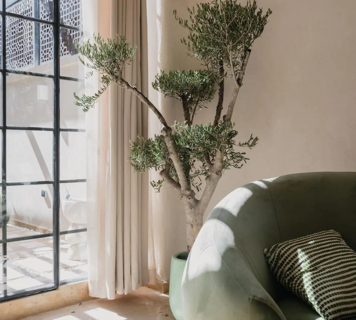 Serene 1Br With Private Jacuzzi In Gueliz Marrakesh Apartment